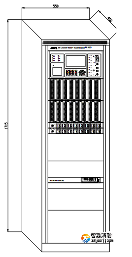 海灣JB-QG-GST5000H 火災報警控制器(高能消防主機)結構及配置說明 海灣JB-QG-GST5000H 火災報警控制器(高能消防主機)結構及配置說明